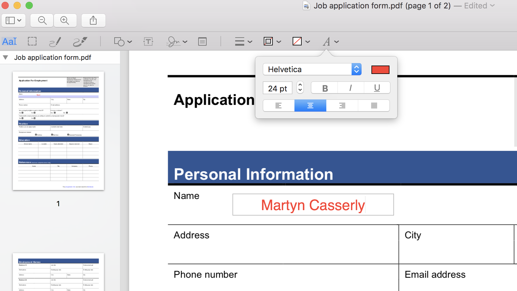 how to open pdf as word on mac